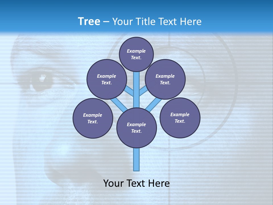 Electronic Light Focus PowerPoint Template