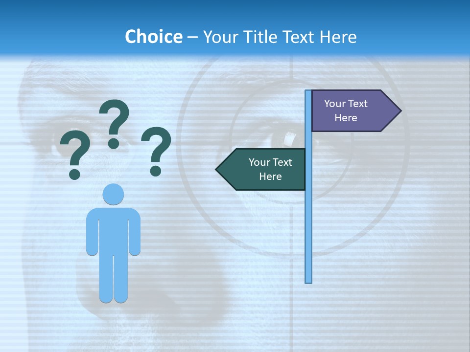 Electronic Light Focus PowerPoint Template