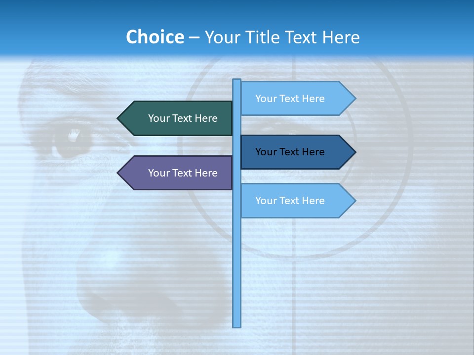 Electronic Light Focus PowerPoint Template