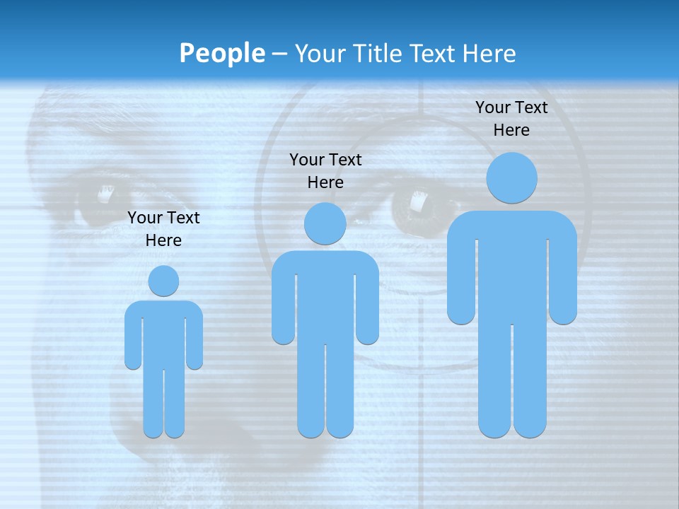 Electronic Light Focus PowerPoint Template