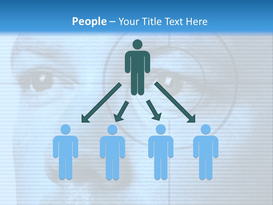 Electronic Light Focus PowerPoint Template