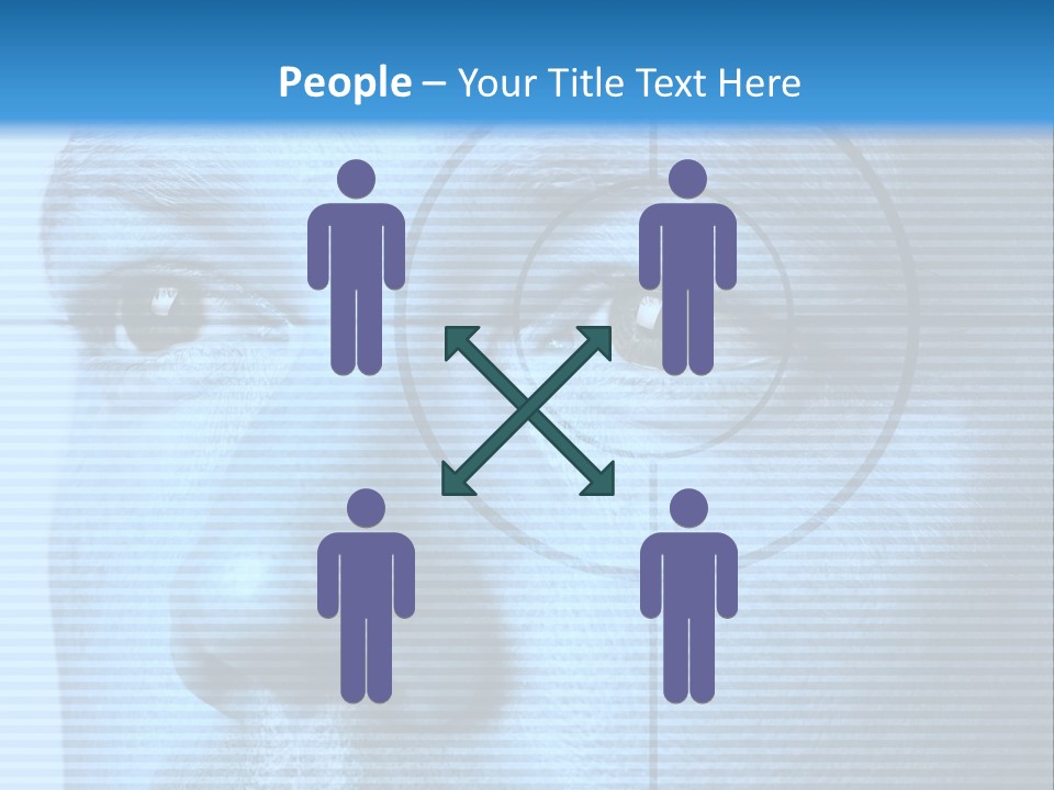 Electronic Light Focus PowerPoint Template