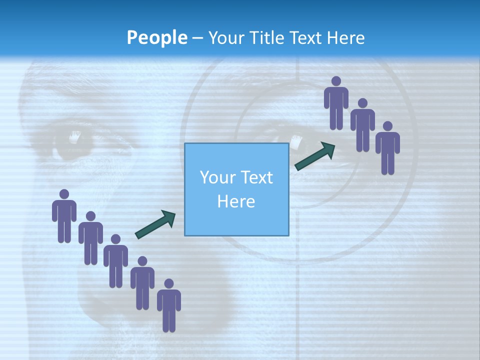 Electronic Light Focus PowerPoint Template