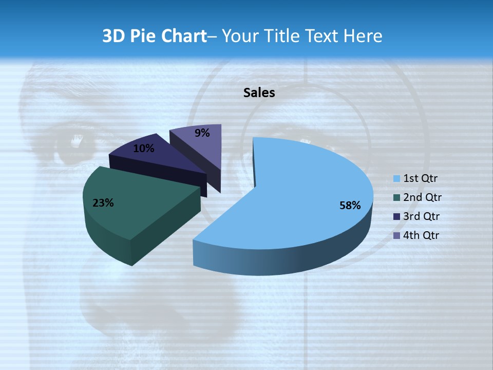 Electronic Light Focus PowerPoint Template