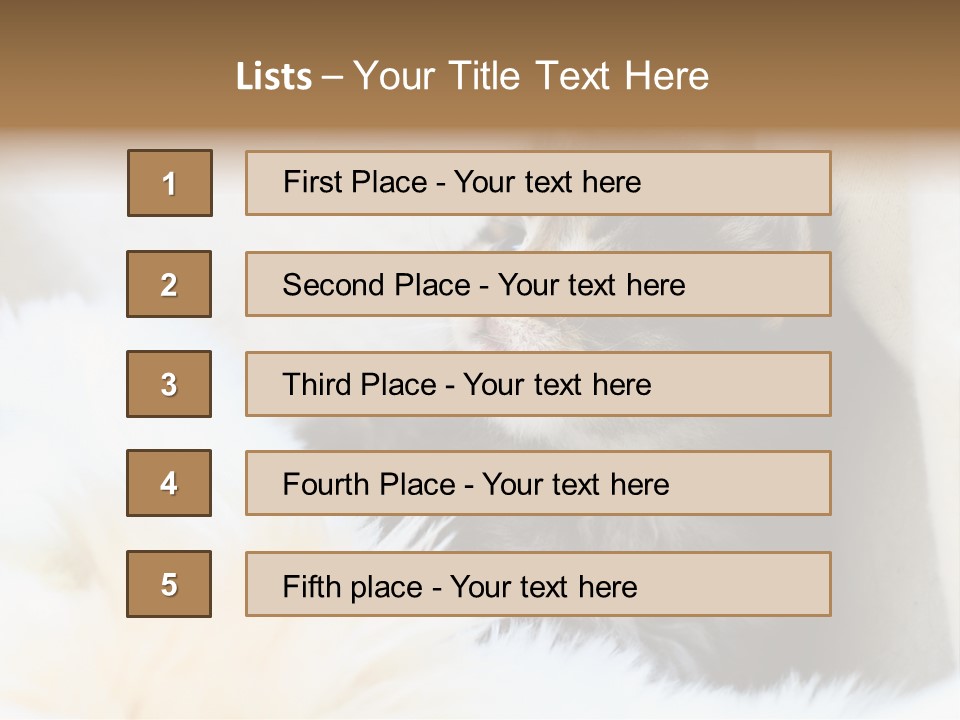 Domestic Pets Small PowerPoint Template