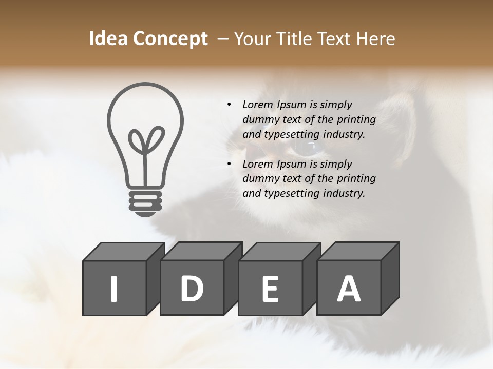 Domestic Pets Small PowerPoint Template