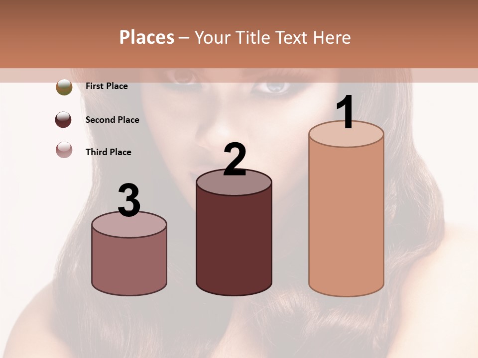 Makeup Color Girl PowerPoint Template