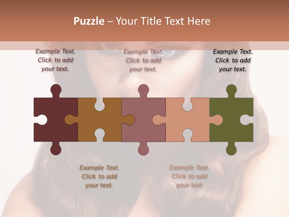 Makeup Color Girl PowerPoint Template