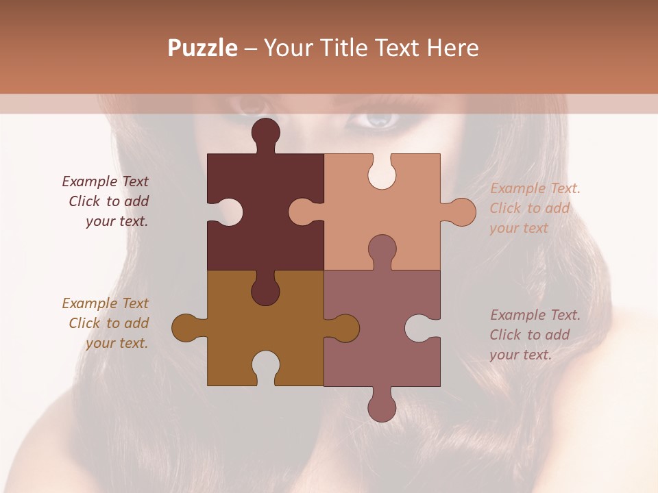 Makeup Color Girl PowerPoint Template