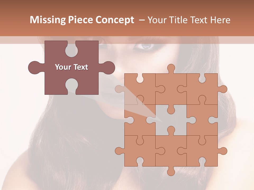 Makeup Color Girl PowerPoint Template