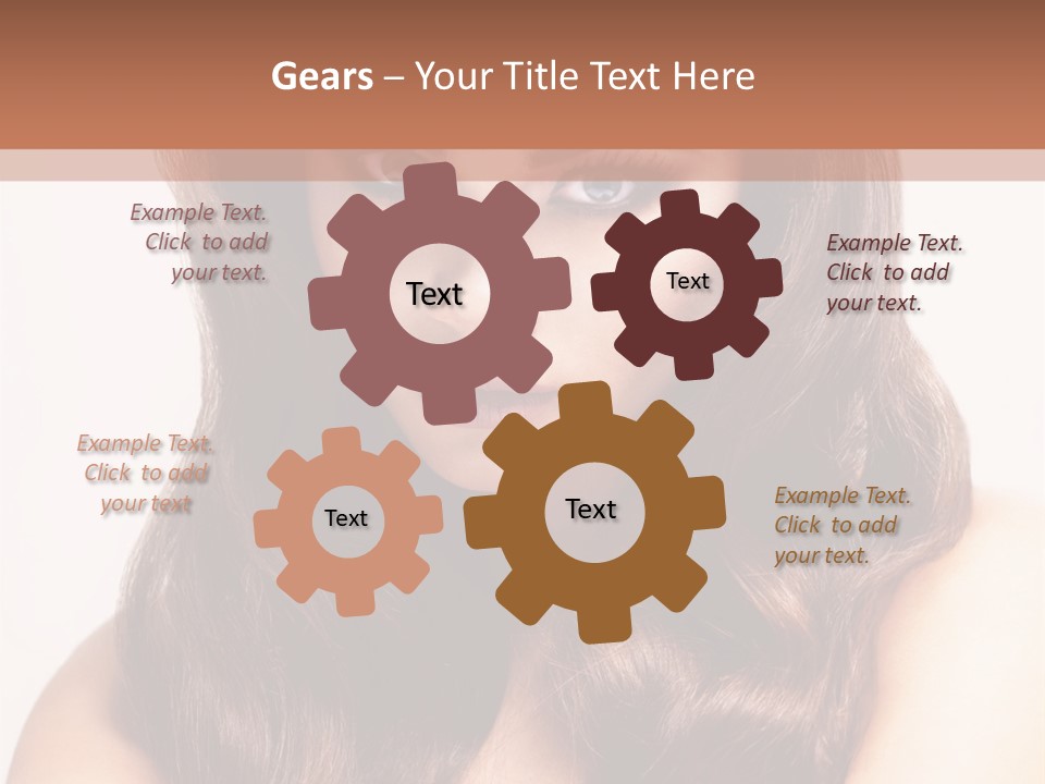 Makeup Color Girl PowerPoint Template