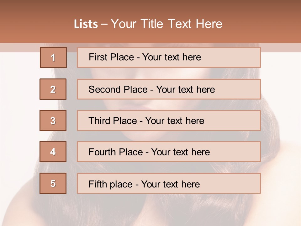 Makeup Color Girl PowerPoint Template