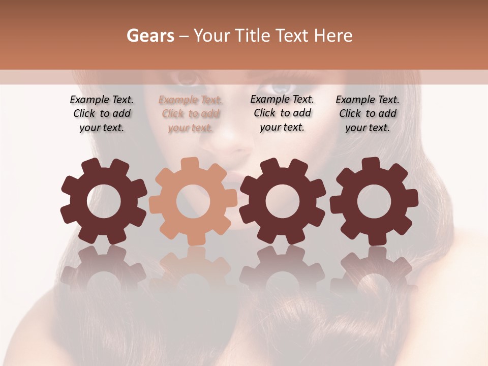 Makeup Color Girl PowerPoint Template