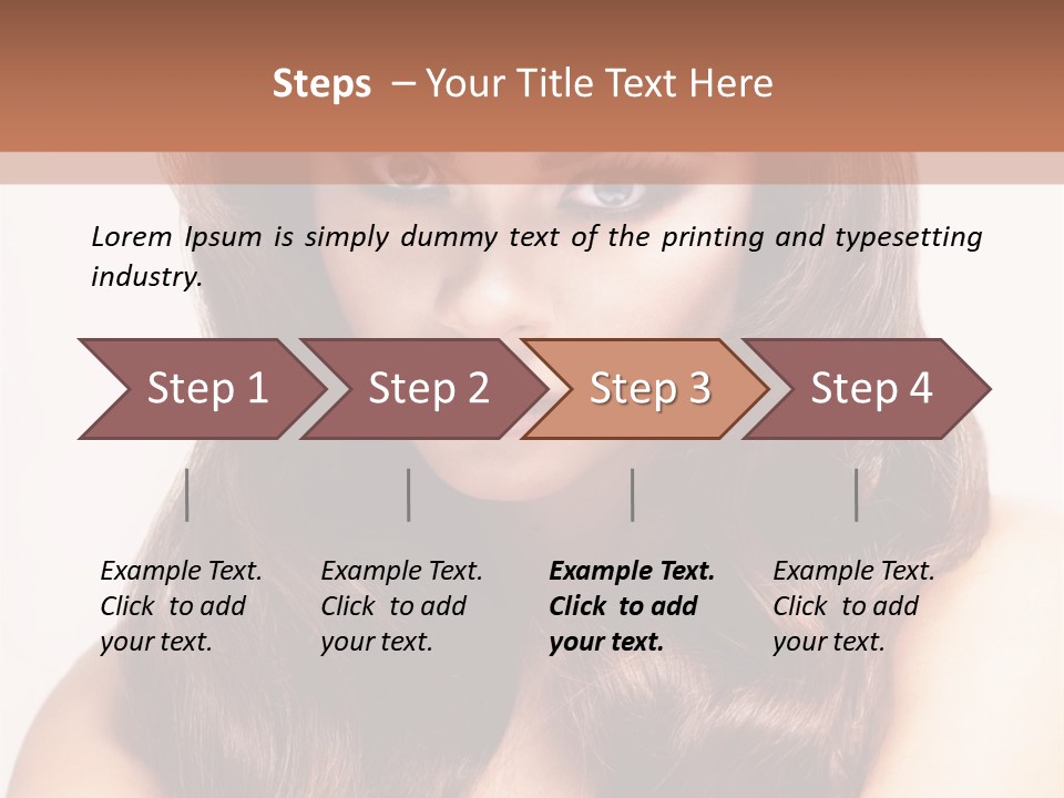 Makeup Color Girl PowerPoint Template