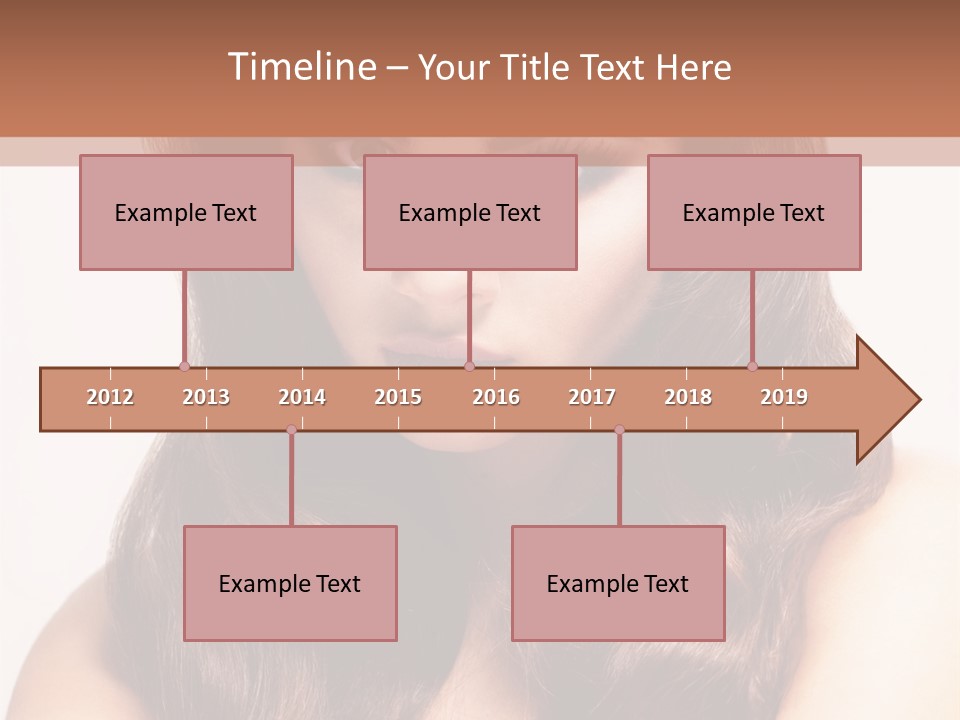 Makeup Color Girl PowerPoint Template