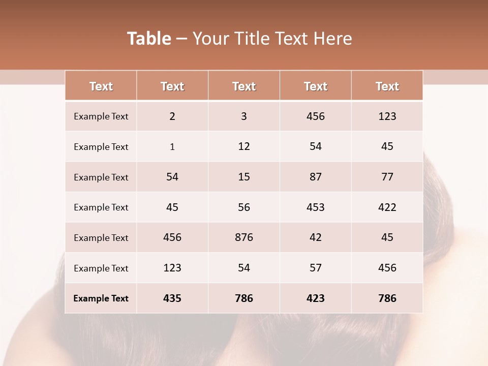 Makeup Color Girl PowerPoint Template