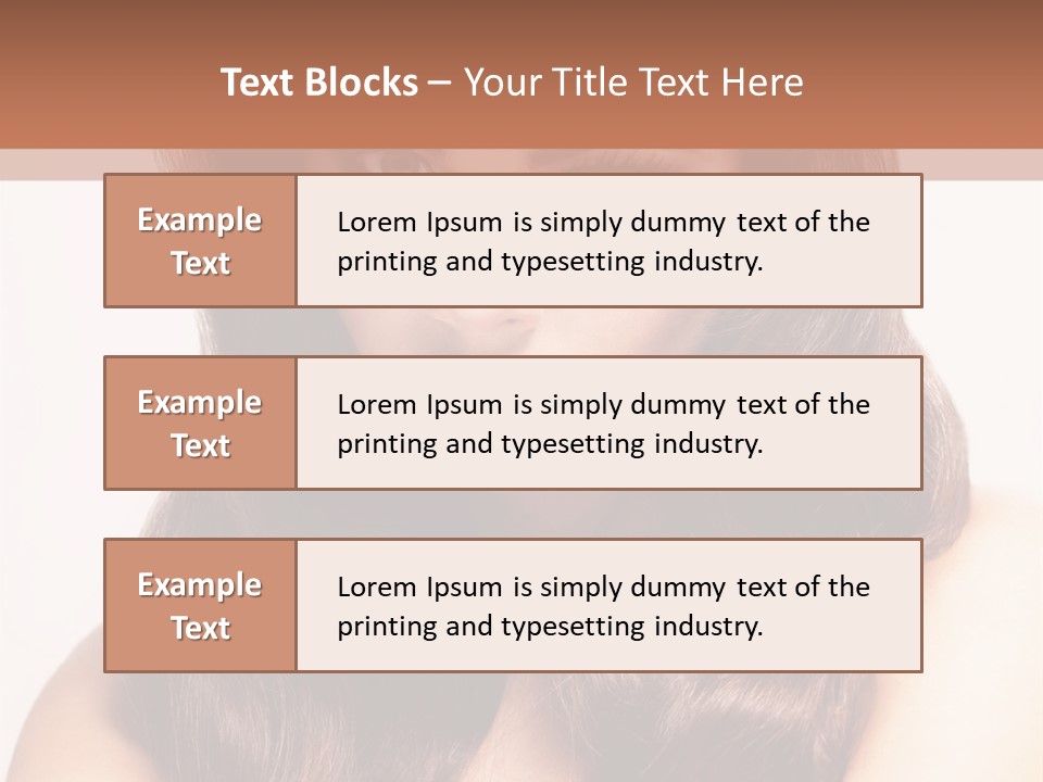 Makeup Color Girl PowerPoint Template