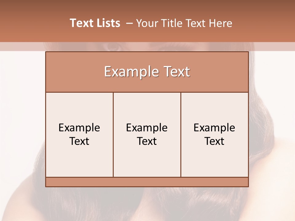 Makeup Color Girl PowerPoint Template