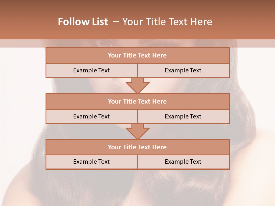 Makeup Color Girl PowerPoint Template