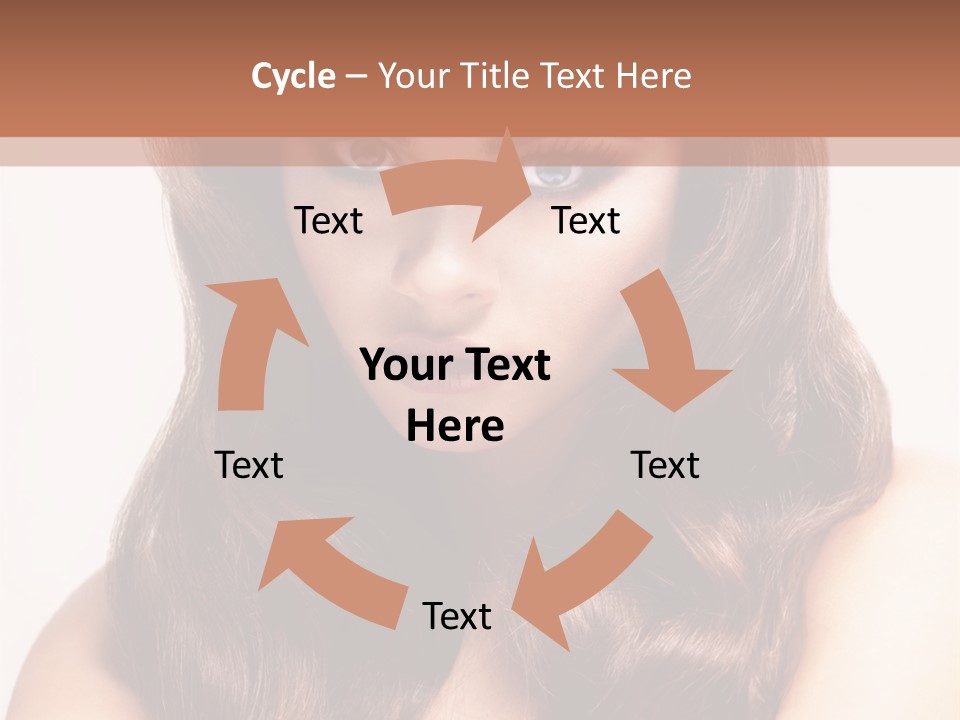 Makeup Color Girl PowerPoint Template