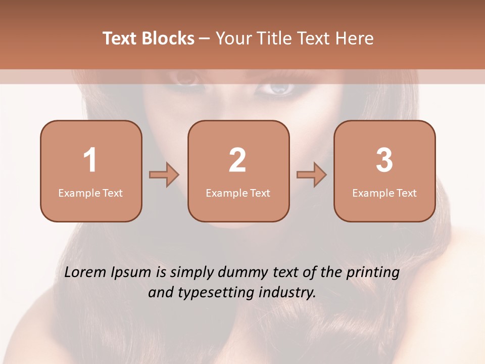 Makeup Color Girl PowerPoint Template