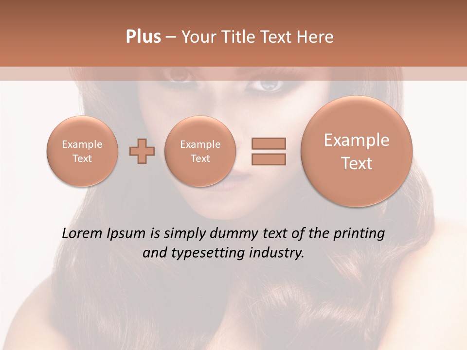 Makeup Color Girl PowerPoint Template