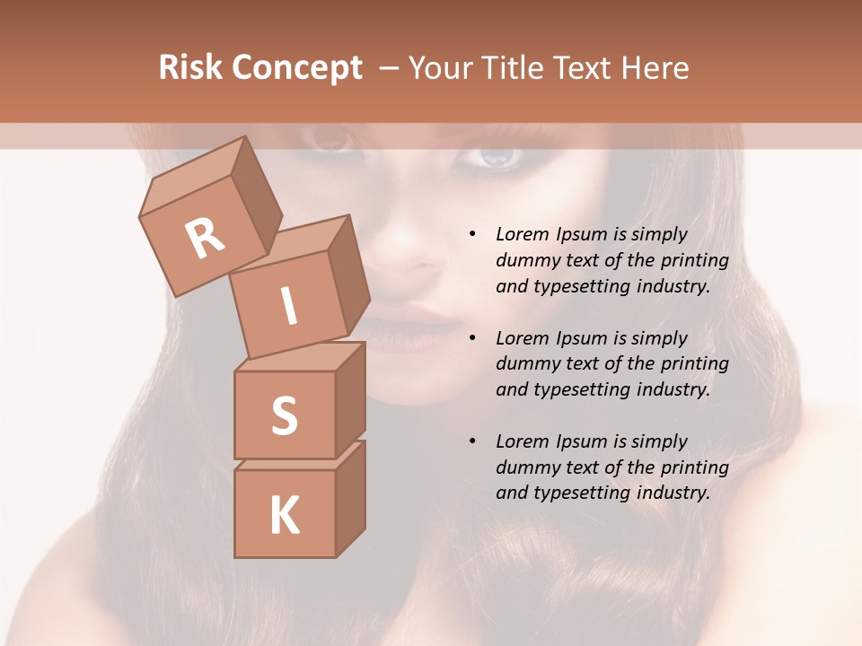 Makeup Color Girl PowerPoint Template