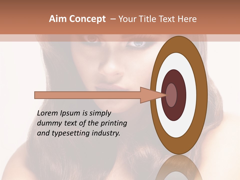 Makeup Color Girl PowerPoint Template