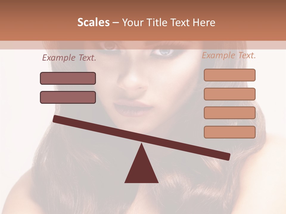 Makeup Color Girl PowerPoint Template