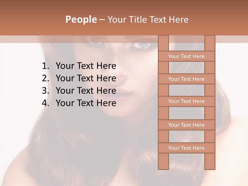 Makeup Color Girl PowerPoint Template