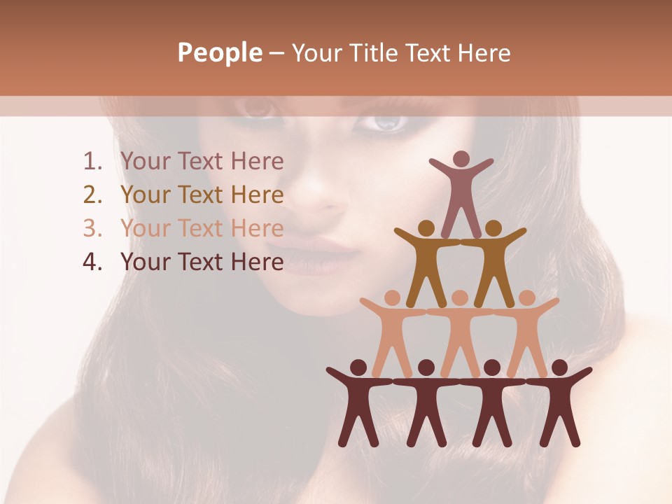 Makeup Color Girl PowerPoint Template