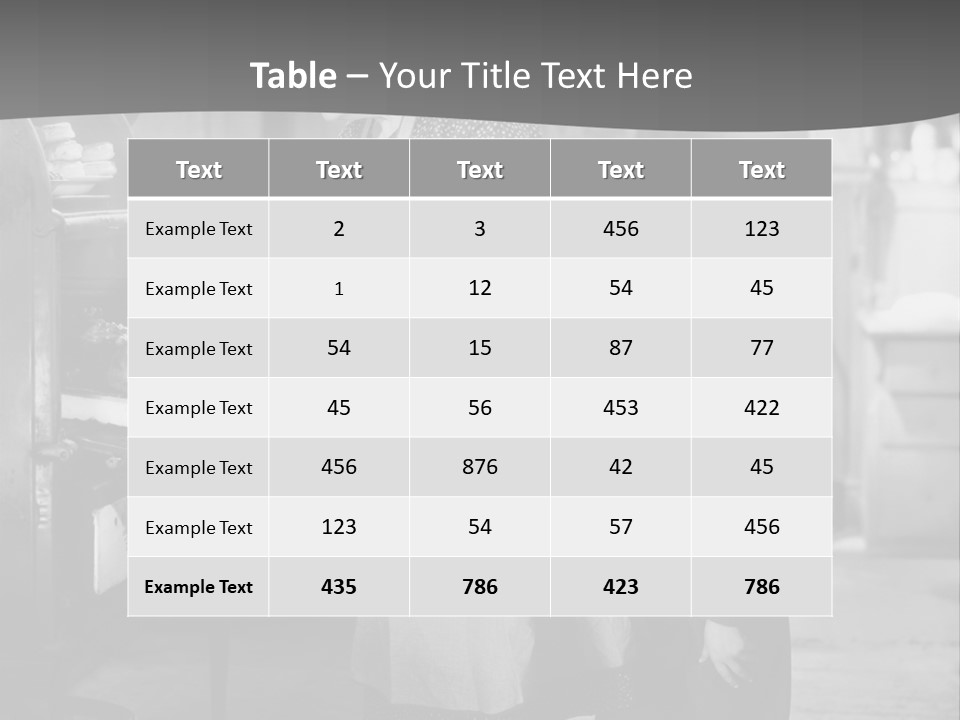 Peek Grandmother  PowerPoint Template
