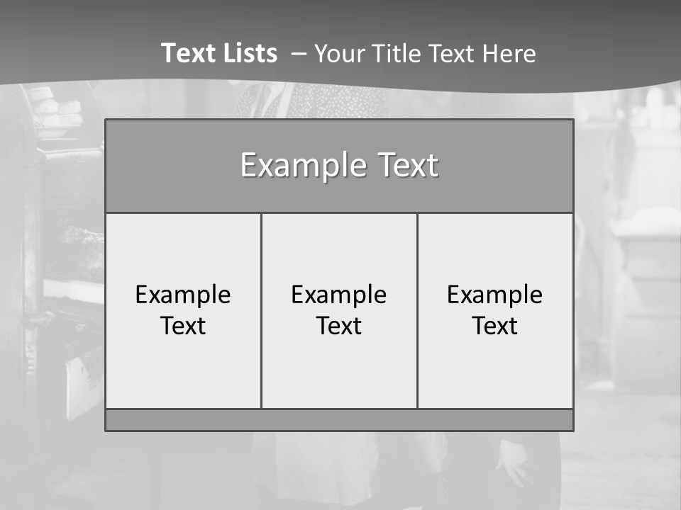 Peek Grandmother  PowerPoint Template