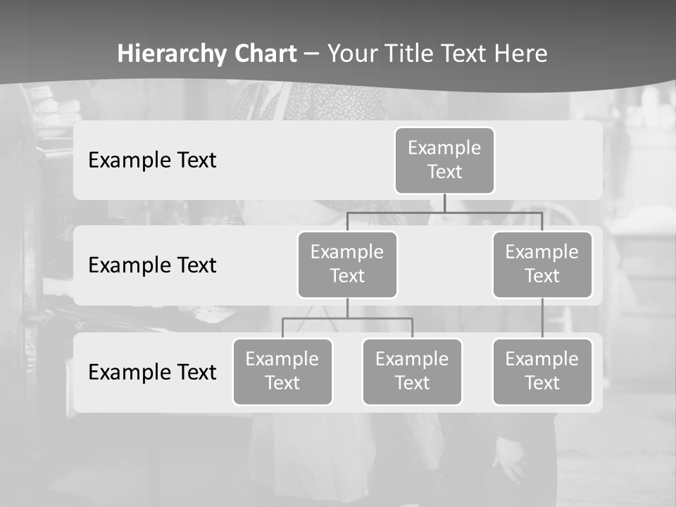 Peek Grandmother  PowerPoint Template