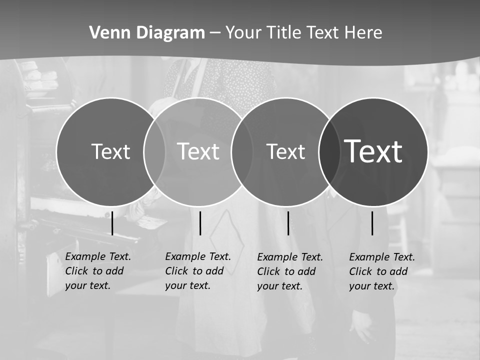 Peek Grandmother  PowerPoint Template