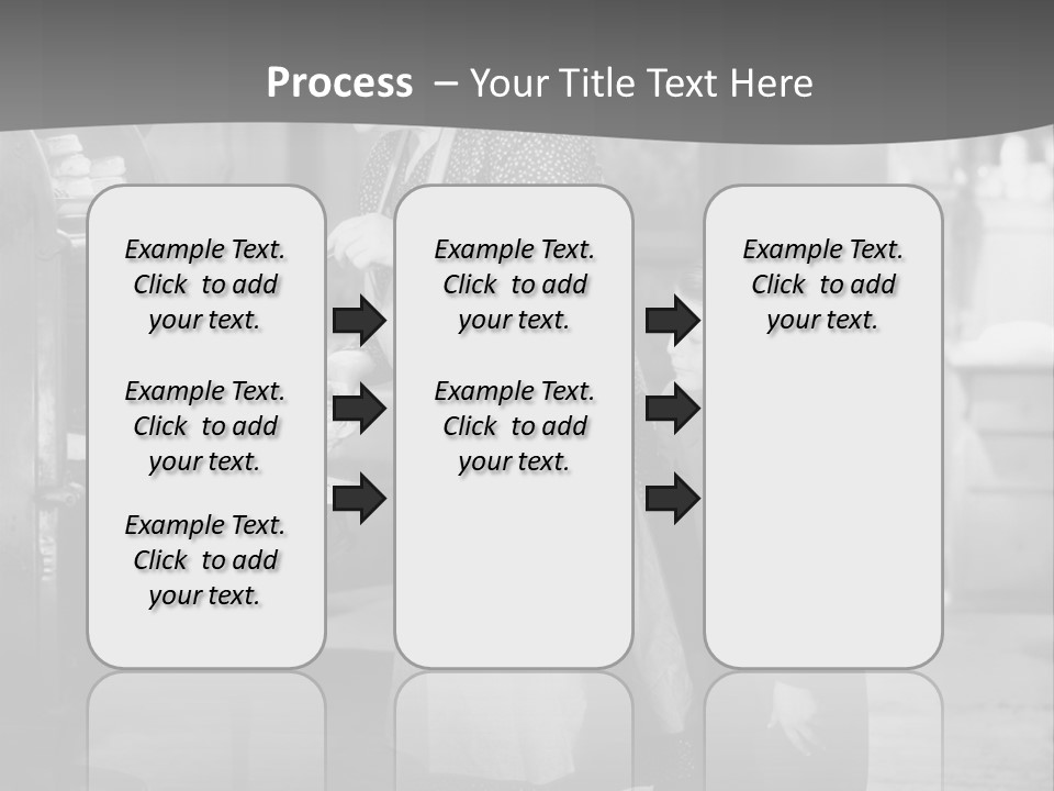 Peek Grandmother  PowerPoint Template