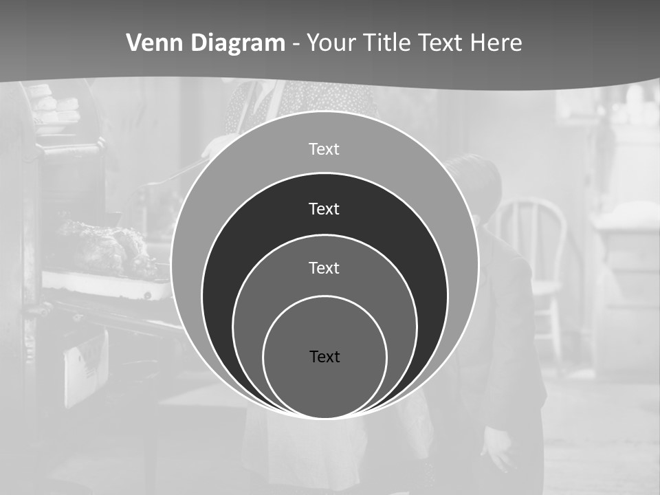 Peek Grandmother  PowerPoint Template