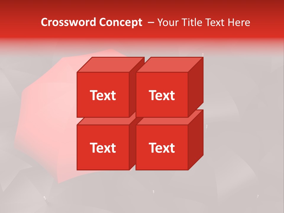 Nobody Parasol Standing Out PowerPoint Template