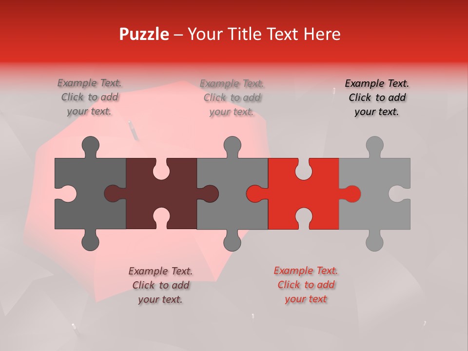 Nobody Parasol Standing Out PowerPoint Template