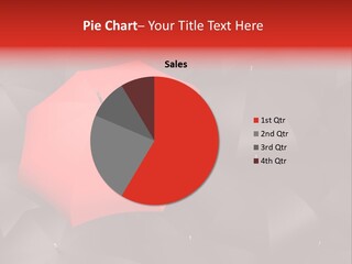 Nobody Parasol Standing Out PowerPoint Template