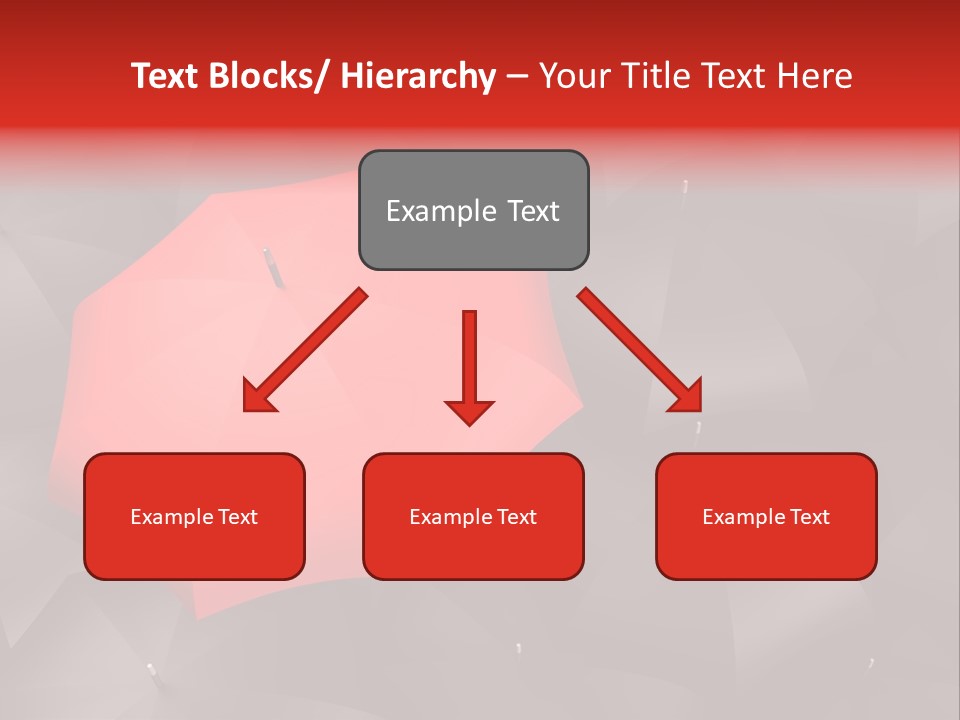Nobody Parasol Standing Out PowerPoint Template