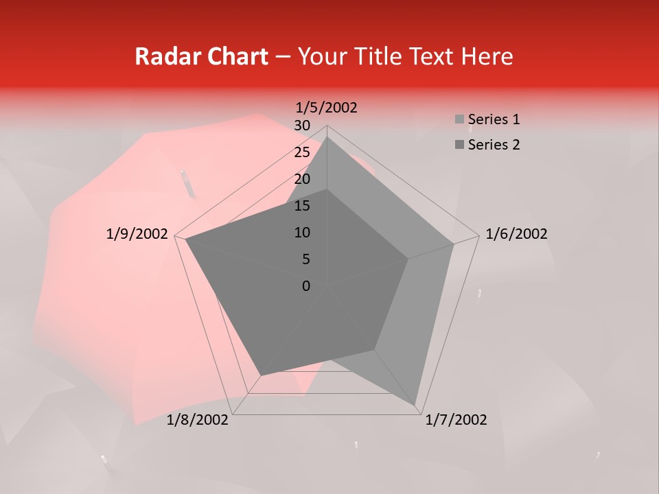Nobody Parasol Standing Out PowerPoint Template