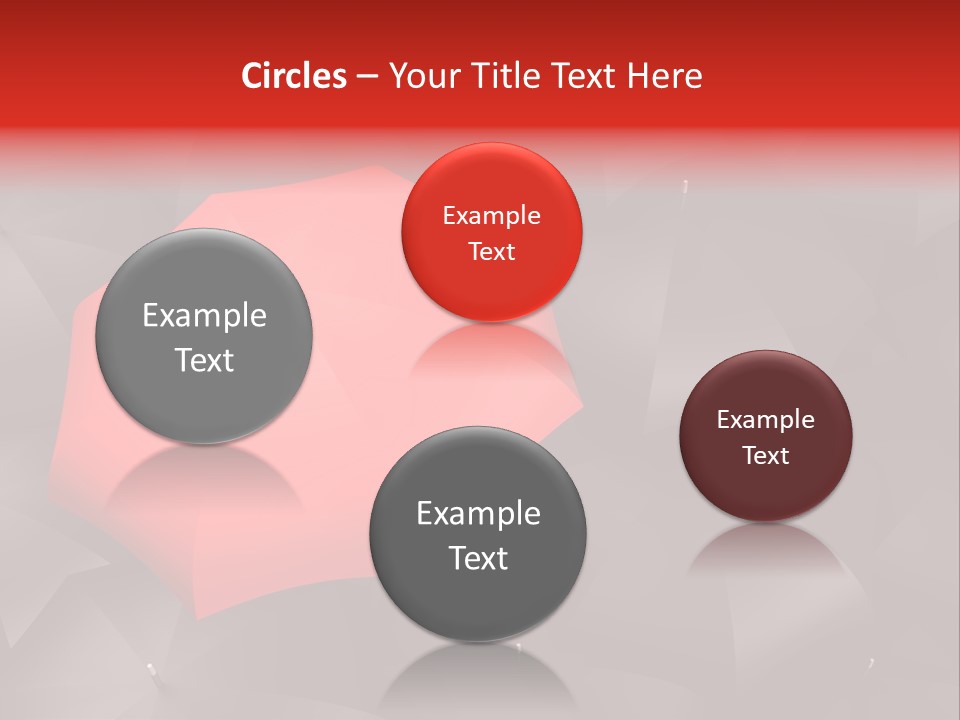 Nobody Parasol Standing Out PowerPoint Template