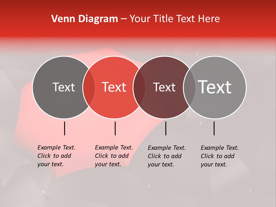 Nobody Parasol Standing Out PowerPoint Template