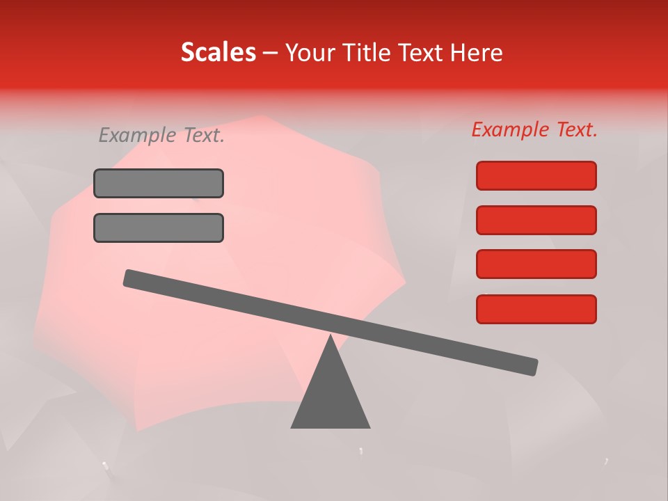 Nobody Parasol Standing Out PowerPoint Template
