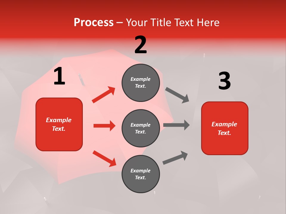 Nobody Parasol Standing Out PowerPoint Template
