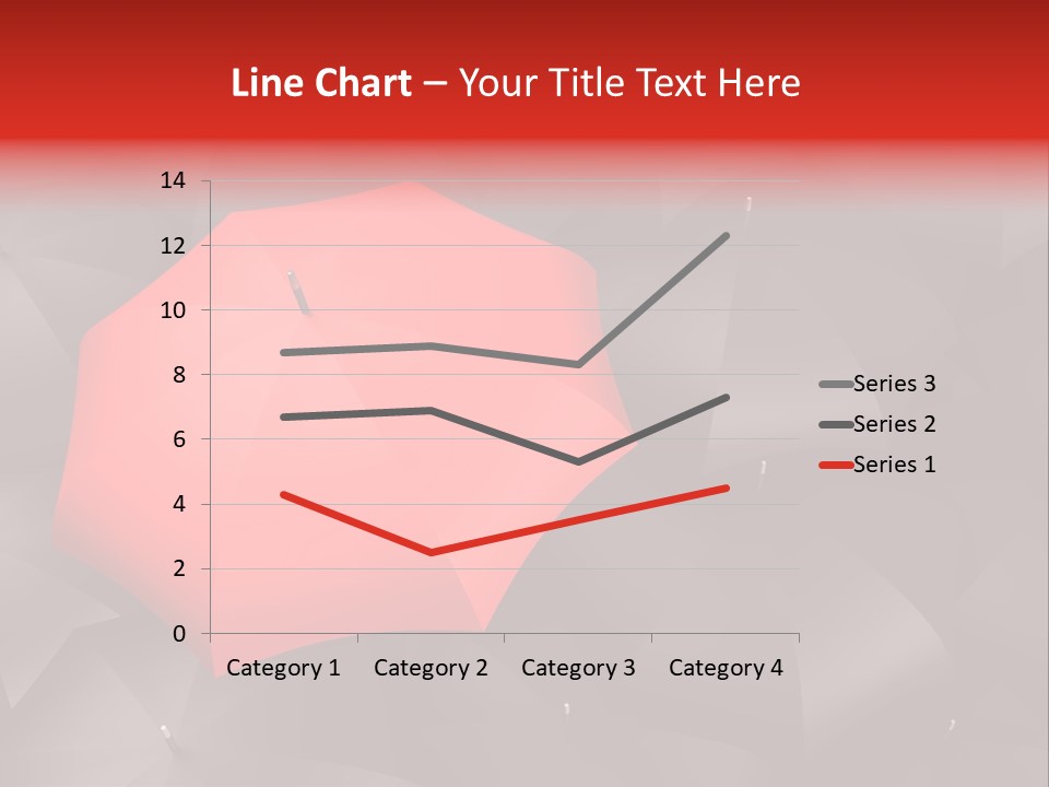 Nobody Parasol Standing Out PowerPoint Template