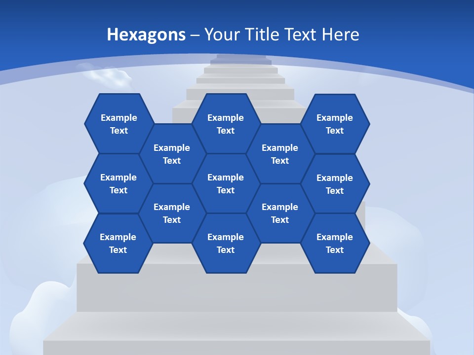 Love Staircase God PowerPoint Template