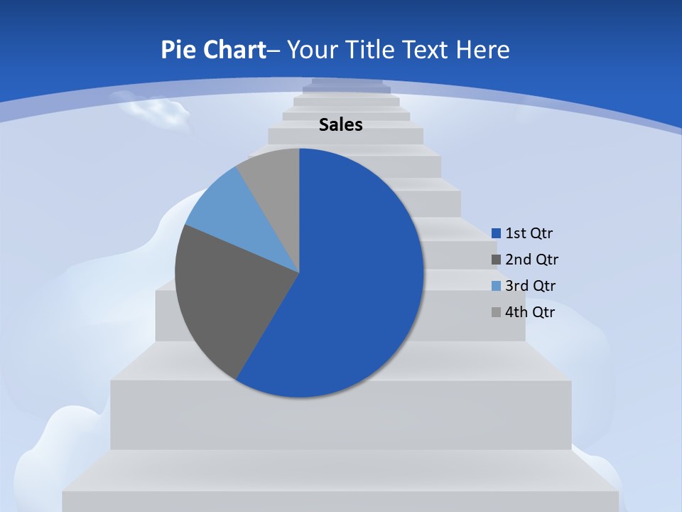 Love Staircase God PowerPoint Template