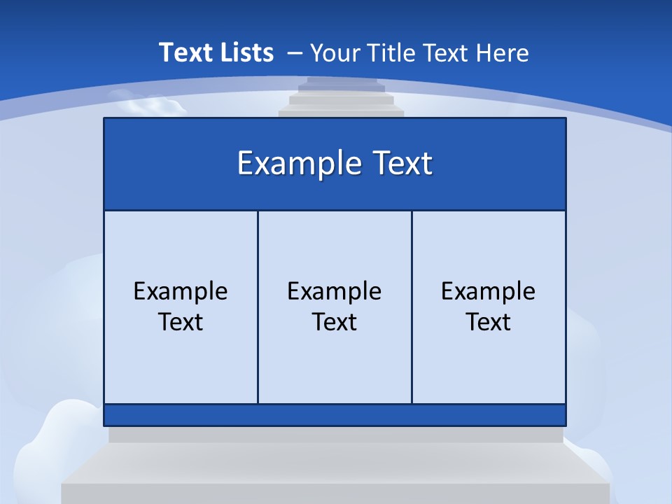 Love Staircase God PowerPoint Template